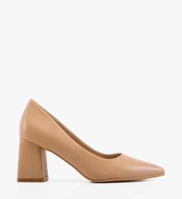 Pantofi cu toc Kanuy Nude
