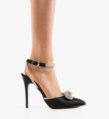 Pantofi cu toc Konect Negri 4