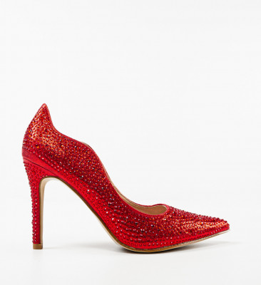 Pantofi dama Degeft Rosii