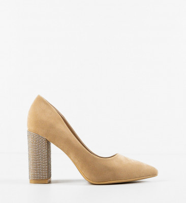 Pantofi dama Evely Bej