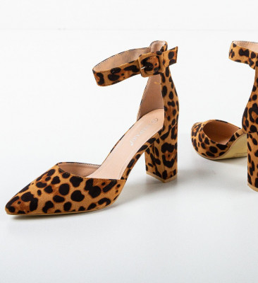 trough combine Extra Pantofi dama Lam Leopard