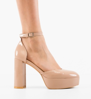 Pantofi dama Shah Beige