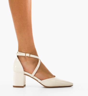 Pantofi dama Zawadi Albi