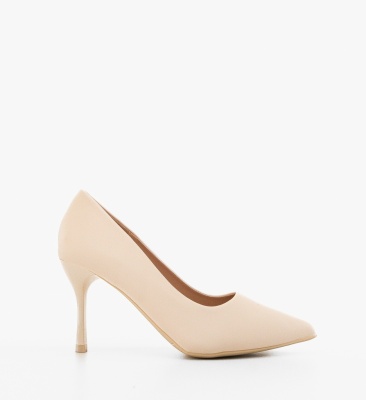 Pantofi stiletto dama Kas Bej
