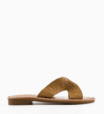Papuci dama Tindra Camel
