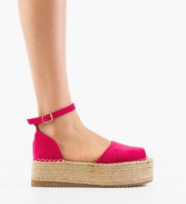 Sandale dama Mann Fuchsia