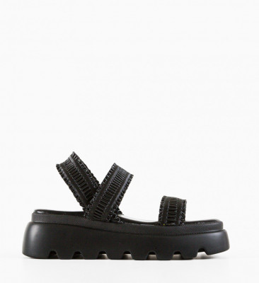 Sandale dama Minnie Negre