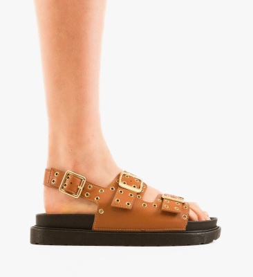 Sandale dama Rhea Camel