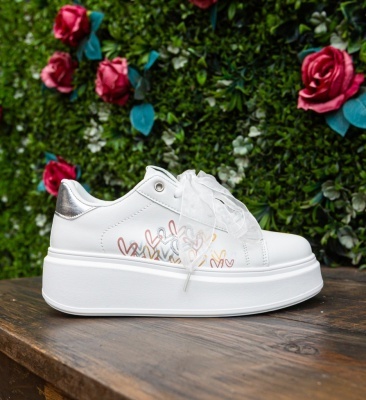 Sneakers dama Ilius Argintii