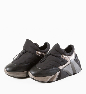 Sneakers dama Plicay Negri 2