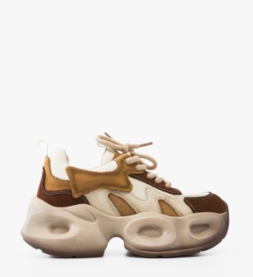 Sneakers dama Topaz Bej 2