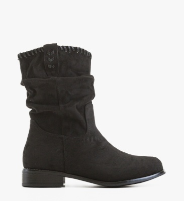 Botine dama Diagon Negre