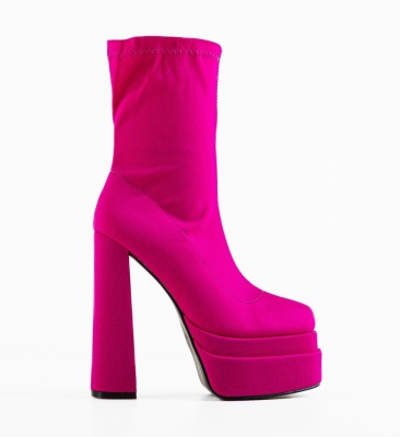 Botine dama Fumnan Fuchsia