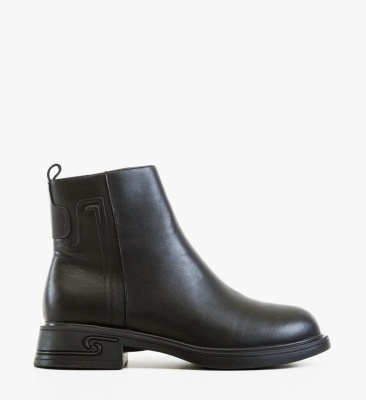 Botine dama Leo Negre