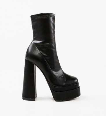Botine dama Platouy Negre