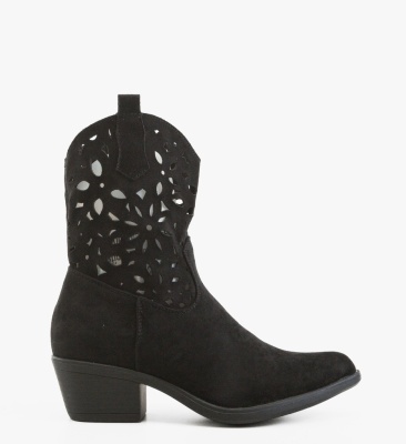 Botine dama Ramane Negre