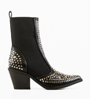 Botine dama Roth Negre