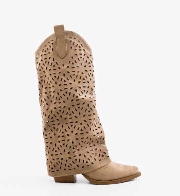 Cizme dama Herte Khaki