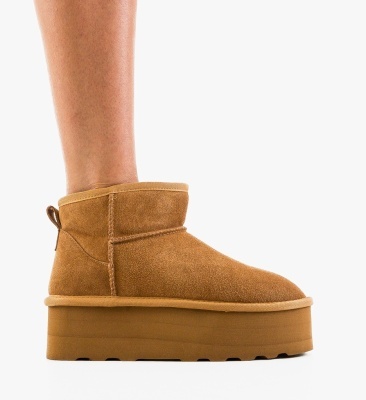 Cizme tip Ug Keston Camel