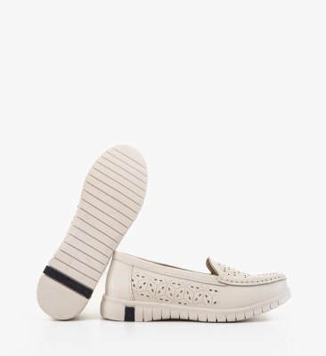 Espadrile dama Skrell Albe