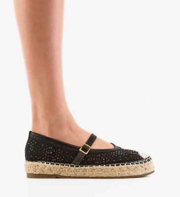Espadrile dama Vera Negre