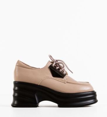 Pantofi casual dama Barteon Bej