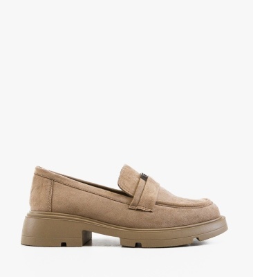 Pantofi casual dama Calform Bej