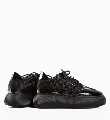 Pantofi Casual Gron Negri