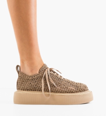 Pantofi Casual Ystory Khaki 2