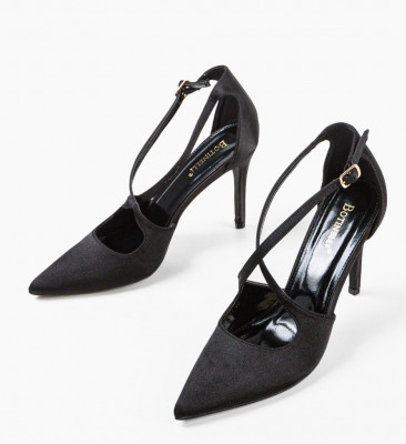 Pantofi cu toc Allow Negri