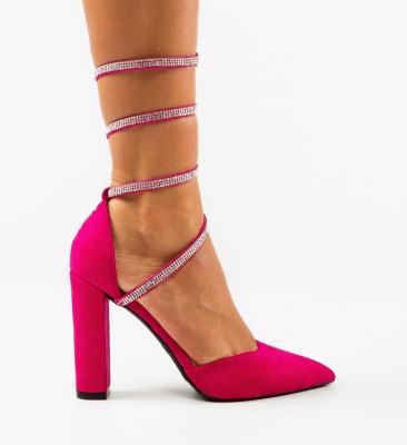 Pantofi cu toc Kyk Fuchsia