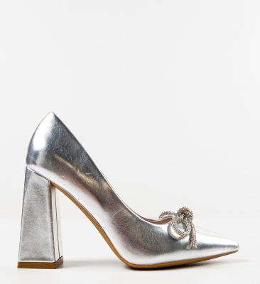 Pantofi dama Dark Argintii