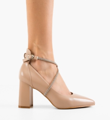 Pantofi dama Lease Nude