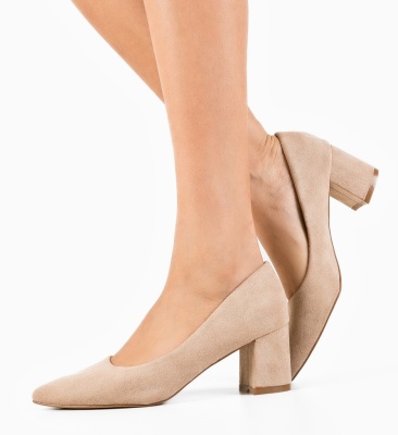 Pantofi dama Popeq Bej