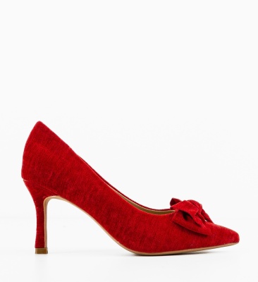 Pantofi dama Vynel Rosii