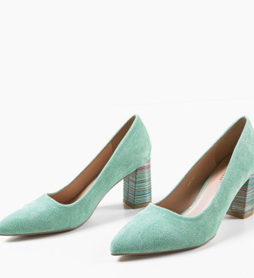 Pantofi Ferne Turcoaz