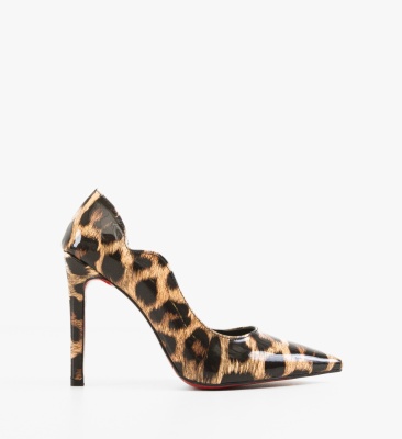 Pantofi stiletto dama Stypas Print