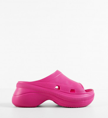 Papuci dama Kayla Fuchsia