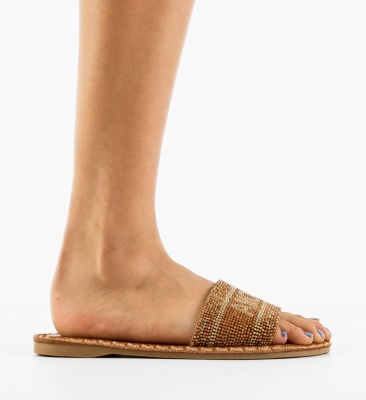 Papuci dama Ramses Camel