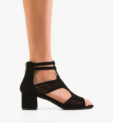 Sandale cu toc Drydyna Negre