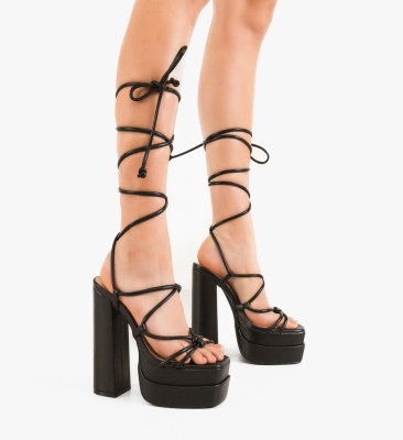 Sandale dama Commas Negre