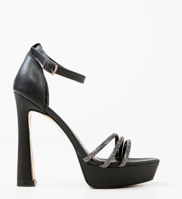 Sandale dama Hana Negre 2