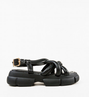 Sandale dama Mabel Negre