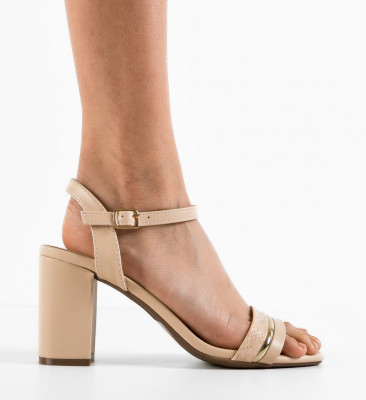 Sandale dama Pebble Bej