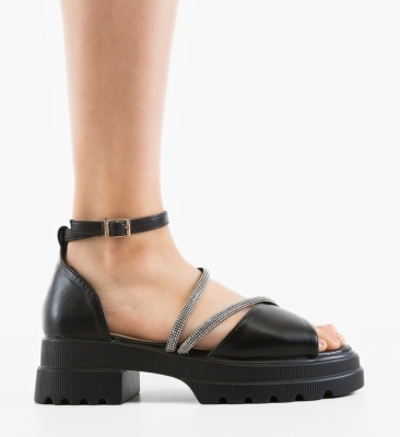 Sandale dama Valinor Negre 2