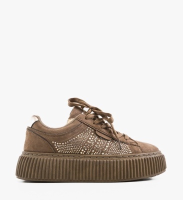 Sneakers dama Kare Khaki