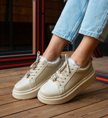Sneakers dama Neraro Bej